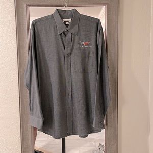 Mens Corvette button down XL